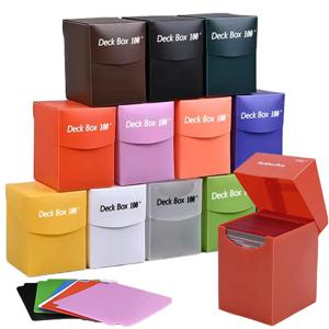 100+ 카드 수납 트레이딩 카드 보관함 포켓몬/매직/유희왕/스포츠/MTG/게임 수집용 카드 케이스 카드 정리함