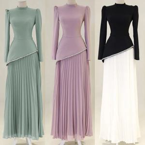 사용자 정의 우아한 a 라인 긴 Dirlls 웨딩 댄스 파티 드레스 여성을위한 절묘한 고품질 특별 패션 공식 파티 가운