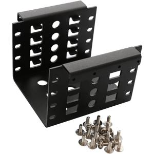 내부 2.5인치 HDD SSD - 3.5인치 드라이브 베이 알루미늄 장착 키트 - 4개의 하드 드라이브 어댑터 섀시 하드 드라이브 트레이 캐디 베이