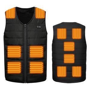 12 영역 난방 조끼 USB 스마트 지속적으로 온도 오토바이 라이더 조끼 남성 여성 겨울 사냥 따뜻한 양복 조끼 자켓