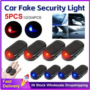 태양 강화한 시뮬레이션 더미 경보 LED 가짜 보안 빛 자동차 가짜 보안 빛 슈퍼 밝은 시뮬레이션 자동차 LED 경고등