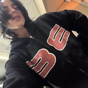 나를 단단히 때리고 부드럽게 하세요. 내 마음을 깨뜨렸나요? 지퍼 후드 남성 여성 의류 풀오버 패션 힙합 지퍼 업 스웨트 코트