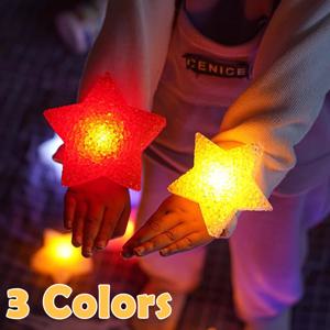 스타 핸드 헬드 LED 라이트 귀여운 아크릴 별 모양의 야간 조명 댄스 공연 무대 사진 소품에 대 한 안티-슬립 밴드 라이트 램프