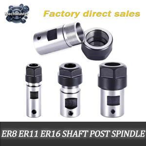 ER8 ER11 ER16 척 콜릿 스핀들 모터 샤프트 연장 로드 스핀들 척 공구 세트 스핀들 로드 3mm 3.175mm 4mm 5mm 6mm 8mm