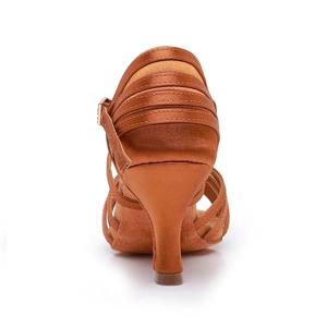 여성용 라틴 댄스화, 소프트 바닥 하이힐, 라틴 살사 연습화, 5-7cm 굽