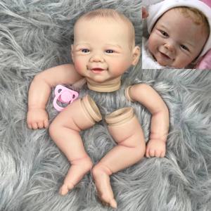 MRB 19인치 완제품 페인티드 리본돌 부품 비비안 귀여운 아기 3D 페인팅 (보이는 정맥 포함) 천 바디 포함