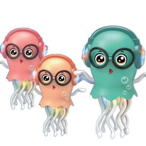 자동으로 회피 장애물 춤 문어 교육 해파리 장난감 만화 음악 빛으로 대화 형 전자 애완 동물 홈 장식 선물