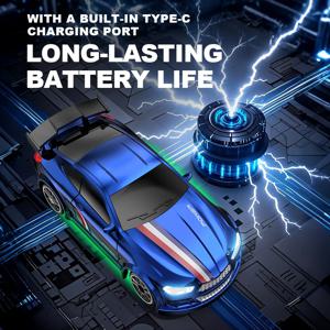 1:64 미니 데스크탑 원격 조종 자동차 RC 전문 사륜구동 드리프트 레이싱카 전기 포켓카 어린이 장난감