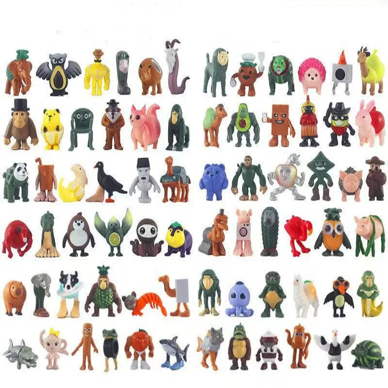 24개/세트 텅 텅 텅 사후르 피규어 V1 V2 V3 시리즈 PVC 이탈리아 브레인로트 텅 텅 텅 사후르 액션 피규어 장난감