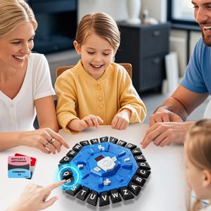 디지털 디스플레이 타이머와 2가지 카테고리 모드가 있는 단어 게임 가족 보드 게임, 재미있고 속도감 있는 24자 게임, 학습 파티용