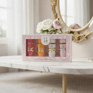 야라 여성 향수 선물 세트 4×25ml – 플로럴 프루티 고르망 롱래스팅 오 드 퍼퓸 (바닐라, 머스크, 앰버 & 자스민 함유)