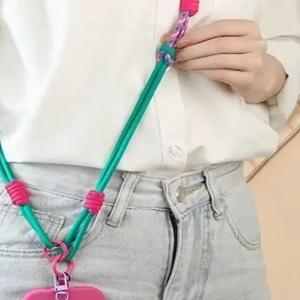 1개 크로스바디 휴대폰 걸이 끈 DYM 넥 스트랩 손목 스트랩 탈부착 가능한 휴대폰 스트랩 물컵 걸이 끈