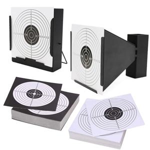 훈련 대상 슈팅 총알 BB 볼 수집기 특수 강철 14x14cm Airsoft Paintball 대상 용 100pcs 슈팅 용지