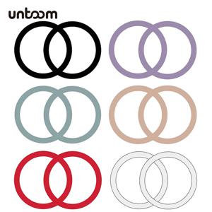 2팩 마그세이프 마그네틱 플레이트 링 범용 금속 스티커 무선 충전기 지원 금속 플레이트 시트 (자석식 차량용 거치대용)