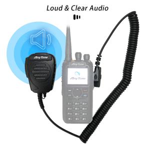 AnyTone 스피커 마이크 AT-D878UV AT-D878UVplus AT-D878UVii Plus AT-D868UV 휴대용 워키토키 K 플러그 마이크에 적합