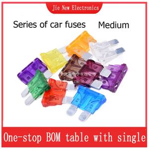 자동차 안전 파이프 크세논 램프 퓨즈 안전 파이프, 자동차 퓨즈 19*19mm, 자동차 인서트, la 5A, 7.5A, 10A, 15a, 20A, 25A, 30A, 40A, 45A, 50A, 20 개