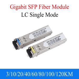 기가비트 섬유 SFP 모듈, 1000M LC 1.25G 단일 모드 A + B 섬유 모듈, 시스코 미크로틱 이더넷 스위치용, 1 쌍