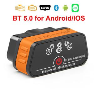 콘위 ELM327 V1.5 블루투스 5.0 OBD2 스캐너 ELM 327 V1 5 OBDII 자동차 진단 도구 ODB2 OBD 2 코드 리더