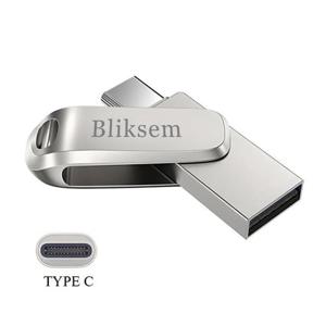 블리크셈 TYPE-C USB 플래시 드라이브 32GB 64GB 128GB TYPE-C PC용 고속 USB 플래시 드라이브 128GB USB 2.0 TYPE-C 32GB 64GB 펜 드라이브