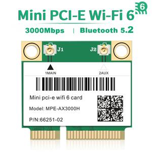 1200Mbps Bluetooth 4.2 하프 미니 PCI-E Wifi 카드 MC-AC7265 무선 802.11ac 2.4G 5Ghz 노트북 Win 7 810 11