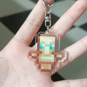 불멸의 매혹적인 황금 사과의 만화 토템 아크릴 키 체인 학생 배낭 열쇠 고리 수집 키 펜던트 모델 장난감 선물