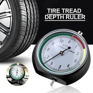 타이어 트레드 깊이 게이지 자동차 타이어 트레드 미터 측정기 고정밀 타이어 측정 도구 브레이크 보관 가방 포함 자동차 액세서리