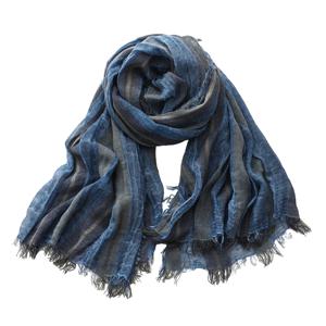 가을 겨울 남성 스카프 코튼 린넨 스트라이프 스카프 따뜻한 Neckerchief Pashmina 캐주얼 남성 액세서리 Bufandas Shawls