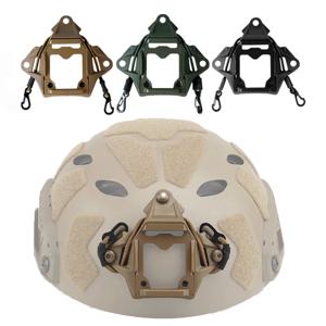 BOOIU 전술 헬멧 Vas Shroud NVG 마운트 어댑터 (후크 로프 포함) 빠른 헬멧 용 알루미늄 합금 헬멧 브래킷 액세서리