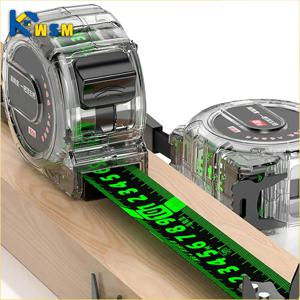 3-10M 셀프 잠금 줄자 검정 형광 줄자 고정밀 두꺼운 내마모성 방수 줄자