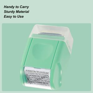 신밀 롤러 스탬프 메일 주소 차단 보호기 우편물 쓰기 문서용 도난 방지 신밀 롤러 스탬프