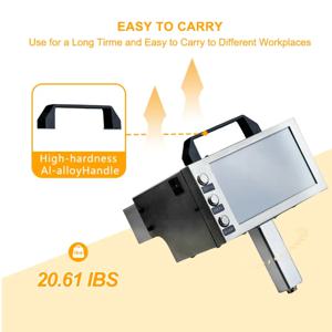 110V/220V 휴대용 리튬 배터리 터치 스크린 전기 마킹 기계 도트 핀 마커 VIN 번호 마킹 범위 120x30/150x40mm