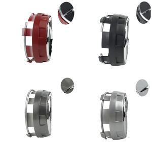 신제품 4개 75mm 블랙 레드 자동차 스타일링 휠 센터 캡 허브 커버 배지 자동차 액세서리 메르세데스 벤츠 AMG A0004000900용