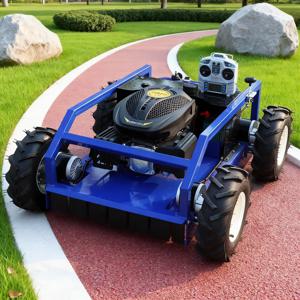 맞춤형 제로턴 정원 트랙 휠 크롤러 원격 제어 농장 잔디 로봇 잔디깎이
