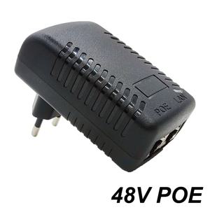 48V POE 전원 어댑터 48V 0.5A EU/US 플러그 CCTV 보안 감시용 인젝터 이더넷 IP 카메라 POE 스위치 NVR 라우터