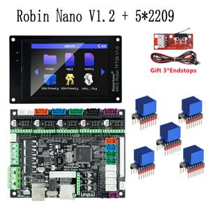 MAKERBASE 마더보드 MKS Robin Nano V3 제어 보드 3D 프린터 32 비트 컨트롤러 키트 TS35 터치 스크린 디스플레이 Robin Nano V1.2