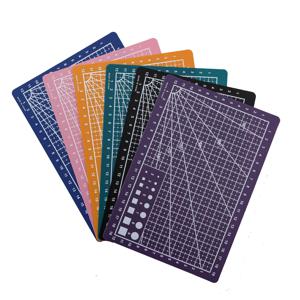 1pcs A5 PVC 커팅 매트 커팅 보드 작업대 패치 워크 바느질 수동 DIY 칼 조각 가죽 단일 측면 밑받침