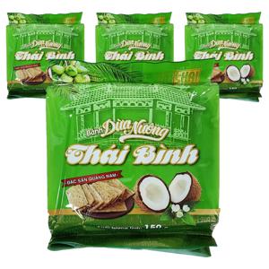 타이 빈 반두아농 다낭 코코넛 크래커 150g x 4개 묶음