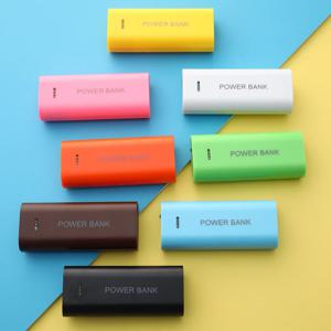 USB 보조배터리 배터리 충전기 케이스, 배터리 미포함, 휴대폰 전자 충전용 DIY 박스, 5V, 5600mAh, 2X 18650