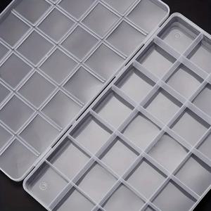 1Pc 다기능 투명 플라스틱 주최자 상자 그리드 컨테이너 공예 스토리지 비즈 주최자 아트 DIY 쥬얼리