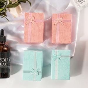 쥬얼리 포장 반지 및 귀걸이 상자, 목걸이 운반 케이스, 축제 선물 상자, 5*8cm