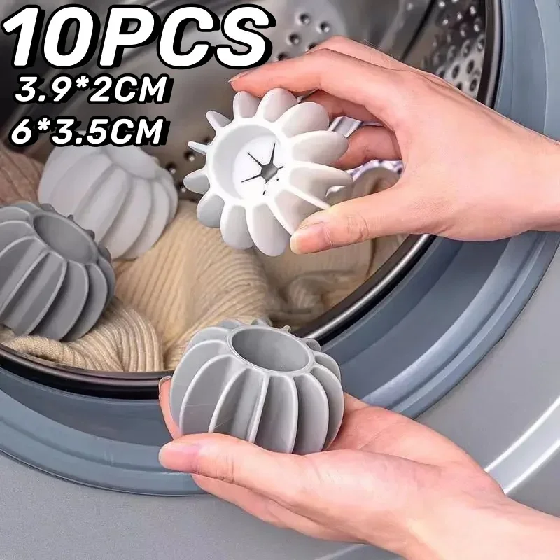 5/10개 세탁볼 재사용 가능한 실리콘 옷 털 제거 도구 애완동물 털 제거 세탁기 고양이 털 제거 세탁볼