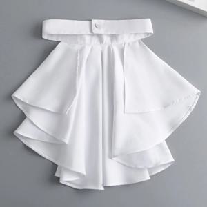 해적 뱀파이어 의상을위한 정통 분리형 레이스 Jabot 장식 칼라 가장 무도회 파티 코스프레 액세서리 칼라