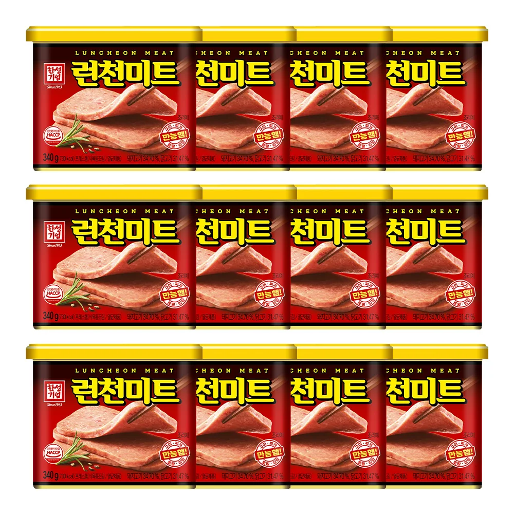 한성기업 런천미트 340g 12개