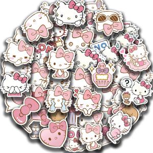 50PCS Kawaii 헬로 키티 Meme 스티커 소녀를위한 귀여운 Sanrio 만화 스티커 장난감 전화 기타 물병 낙서 데칼