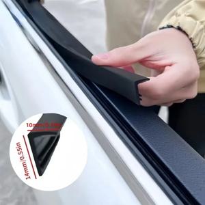 자동차 창문 씰 스트립 고무 자동차 측면 창문 틈새 채우기 소음 차단 방수 방풍 V자형 씰링 스트립 4미터