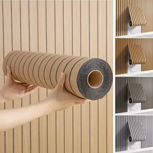 40cm 새로운 3D 그릴 벽 스티커 배경 벽 장식 Wallboard 자체 접착 방수 두꺼운 파티션 벽지