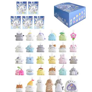 원래 Youyou 가족 파티 카니발 플러시 냉장고 자석 미스터리 상자 블라인드 가방 일본 인기 귀여운 플러시 가방 펜던트