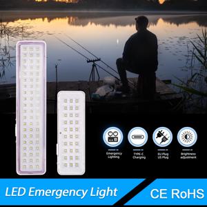 30/60 LED 비상 램프 휴대용 비상 대피 조명 벽걸이 형 스마트 홈 LED 전구 3 가지 모드 디밍이 가능한 캠핑 조명