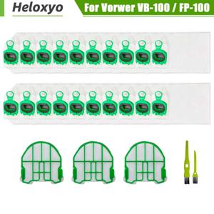 Vorwerk Kobold VB100 FP100 VB 100 FP 100 진공 청소기 가방 용 필터 가방 먼지 봉투