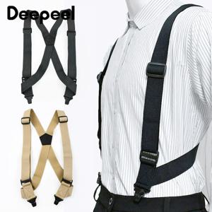 3.8*125cm 남자 서스펜더 Y 스타일 바지 벨트 셔츠 바지에 대 한 교정기 탄성 조절 서스펜더 웨딩 액세서리
